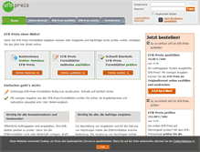 Tablet Screenshot of efb-preis.de
